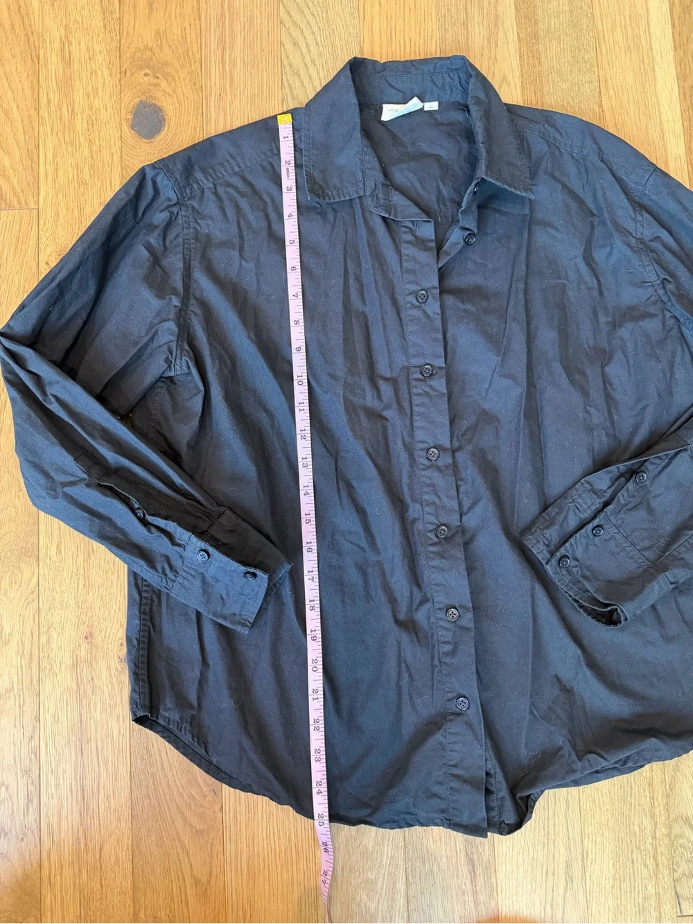 π€ Julia Amory Carolyn Black Poplin Blouse Small π€ 100% Cotton - Picture 11 of 13